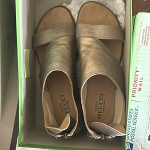 Shoes in box. Worn once in excellent condition